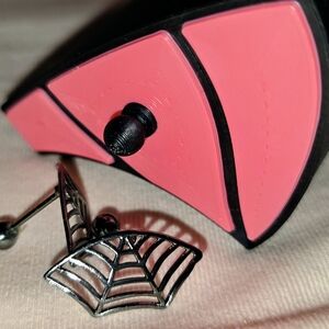 Goth Core: Spider Web Cartilage Studs